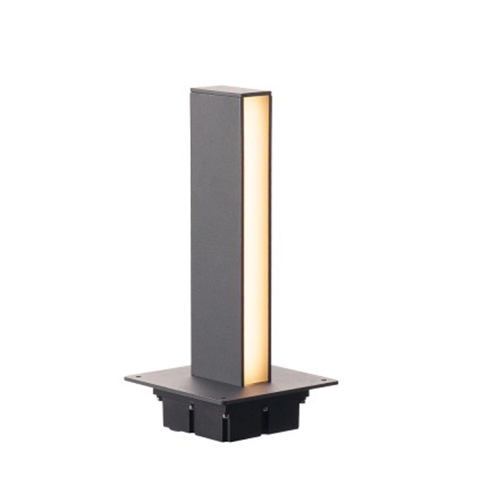Standing pillar outdoor lamp H-Pol 1x8w - 3000K - 36cm anthracite SLV 4024163167772