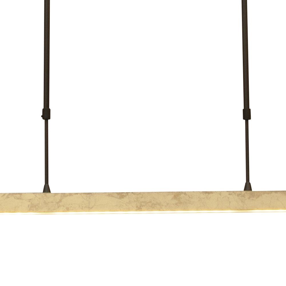 Black hanging lamp Real 3 160cm with gold Masterlight 8718121216331