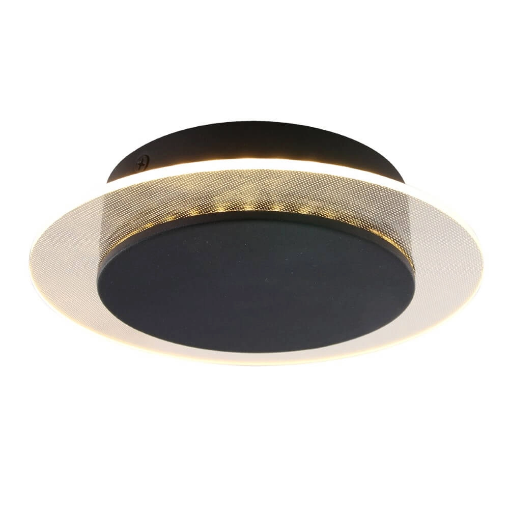 Adjustable ceiling lamp Lido 17cm black Steinhauer 8712746131970