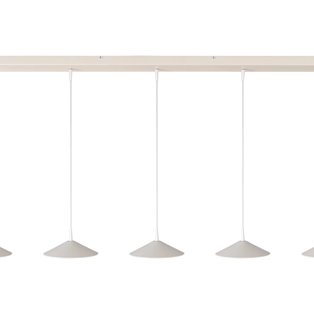 5-light pendant lamp Ceppo white Ø 22cm Masterlight 8718121358604