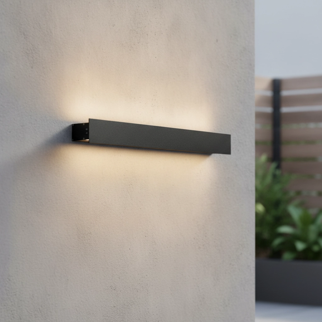 Wall lamp Path Design black 1m