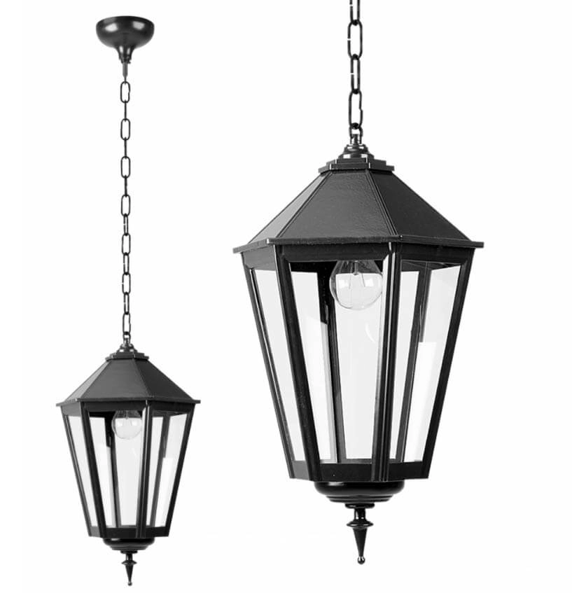 Old Dutch hanging lamp K7 black