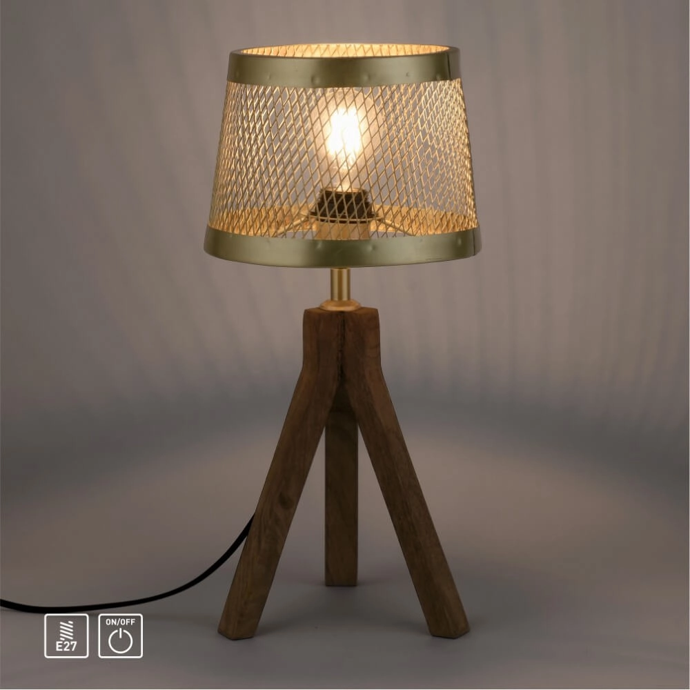 Table lamp Frederik brass Just Light 4043689976170