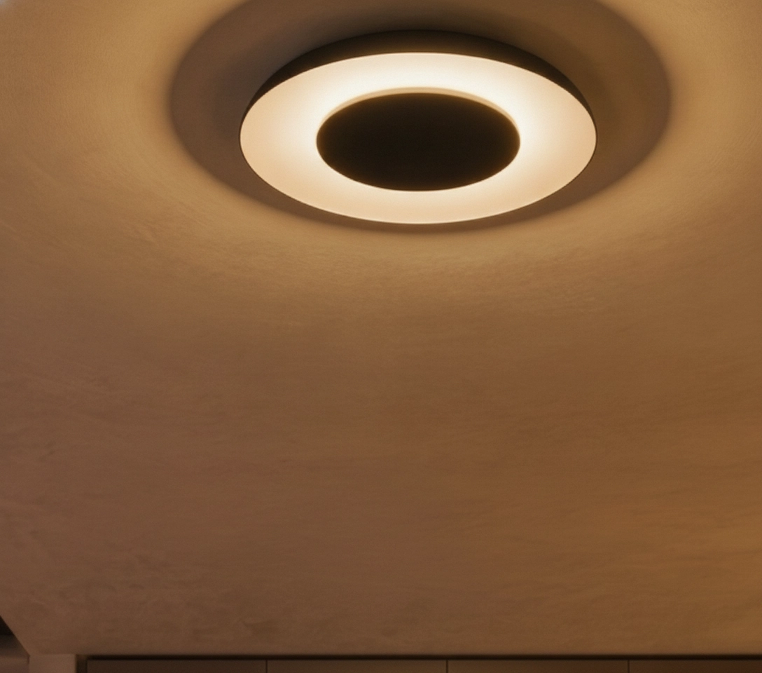Design ceiling lamp Epos Ø 60cm black with white