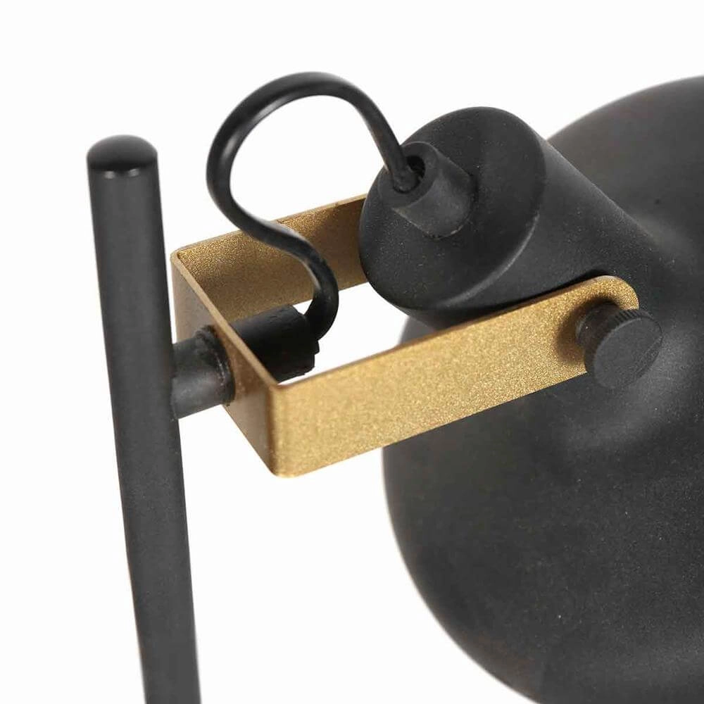 Floor lamp Prato black with gold Steinhauer 8712746176407