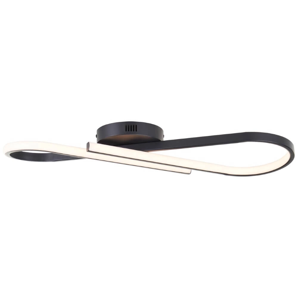 Black ceiling lamp Hinton black Brilliant 4004353442100