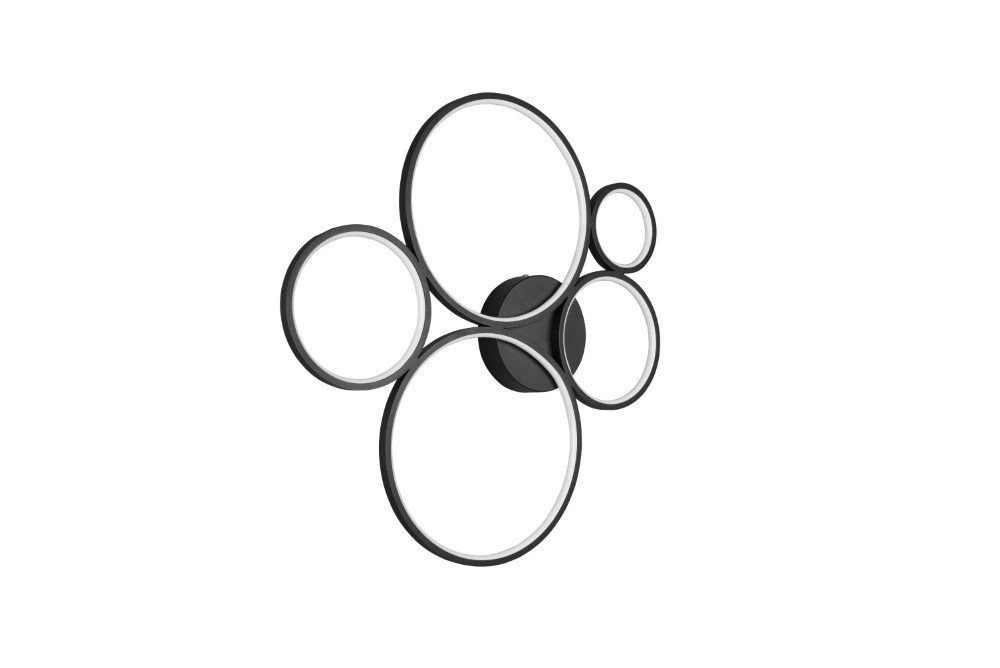 Wall lamp Rondo 5-ring Trio 4017807488838