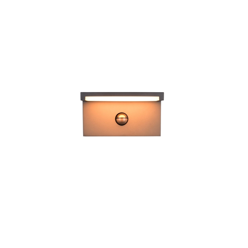 Modern wall lamp Ravi anthracite with sensor Trio 4017807686890