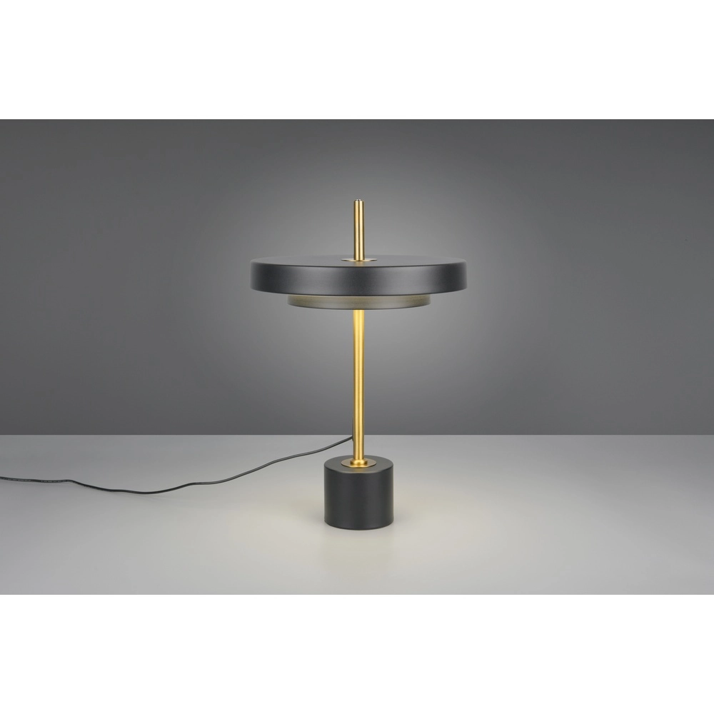 Design table lamp Keaton black with gold Trio 4017807655865