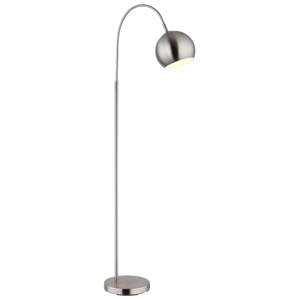 Design floor lamp Benno chrome