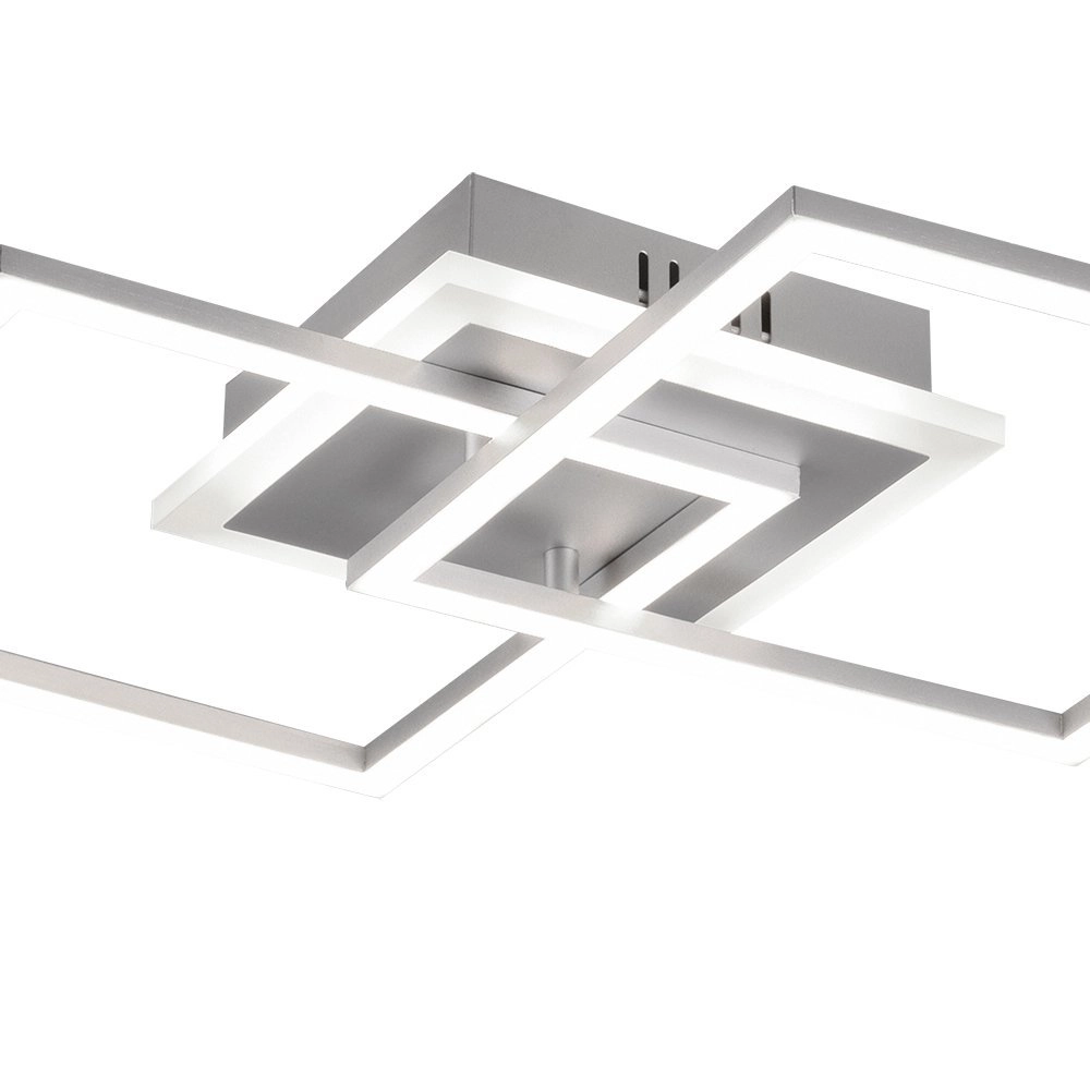 Square ceiling lamp Venida 57cm gray Trio 4017807451092