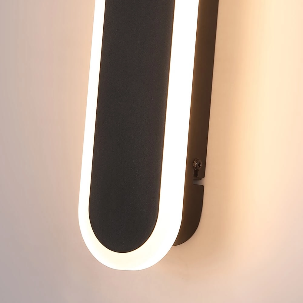 Design wall lamp Bordo black 30cm Searchlight 5053423271989