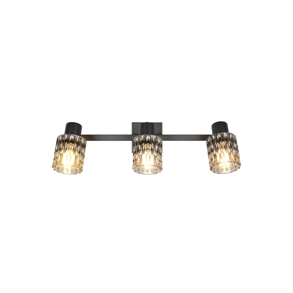 Ceiling lamp Jack black 3-lights Trio 4017807643879