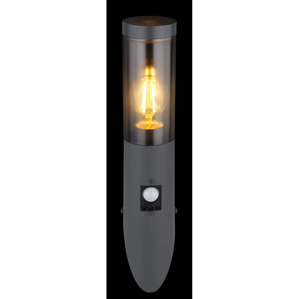 Outdoor lamp Boston anthracite with smoke and sensor Globo 9007371439720