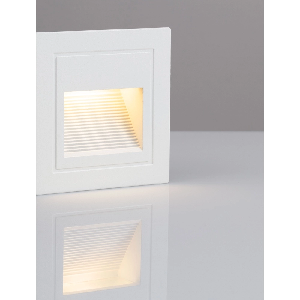 Square recessed light Mono white