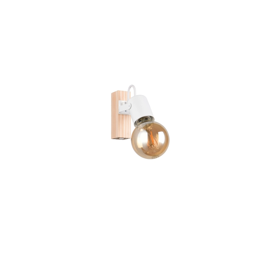 Ceiling lamp Lynar white with wood Trio 4017807670707