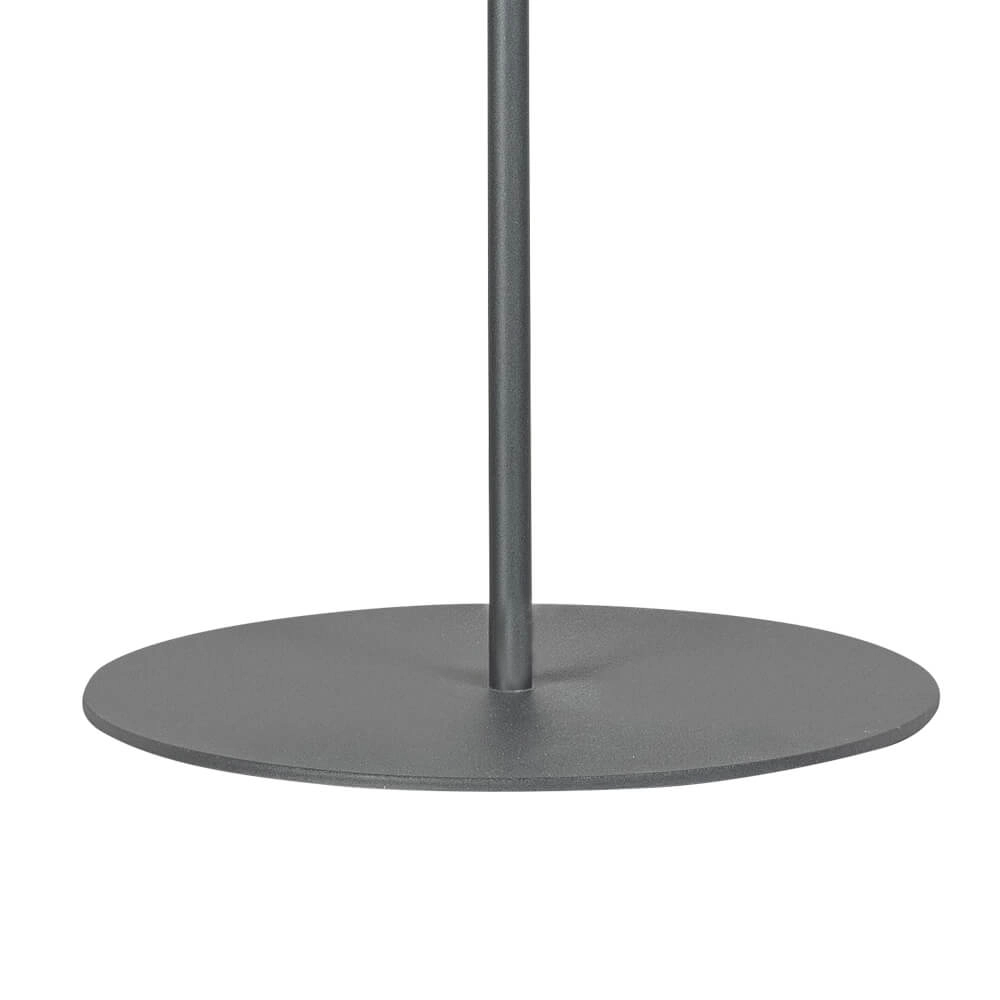 Glass floor lamp Sledge Glass 2-light black with gold glass ETH 8720195302866