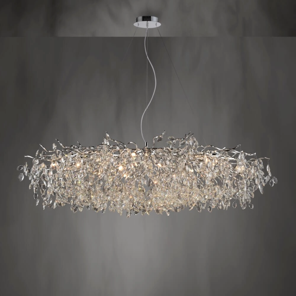Chandelier Ricicle 150cm chrome Paul Neuhaus 4012248382097