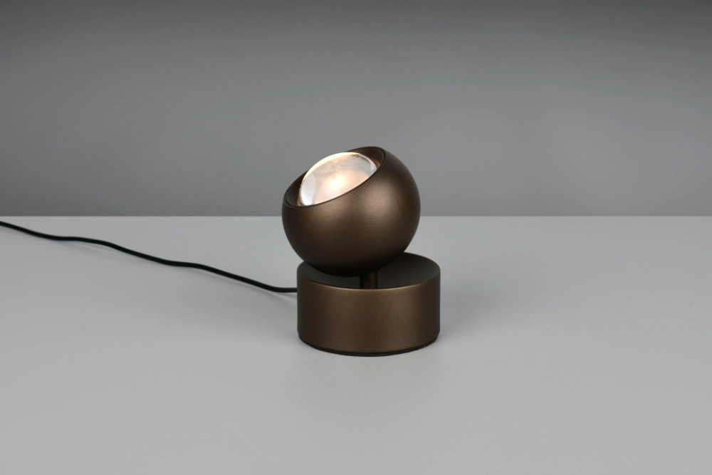 Led uplighter Orbit Platinum Brown