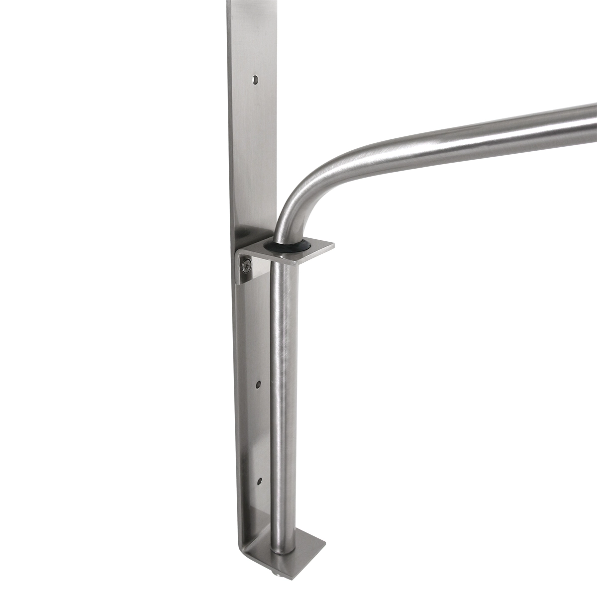 Wall lamp Elegant Classy 50cm stainless steel with taupe velvet shade Steinhauer 8712746146011