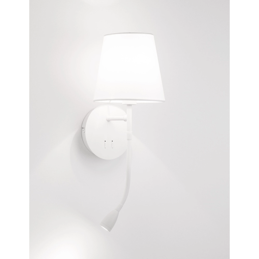 Bedside lamp Nia white
