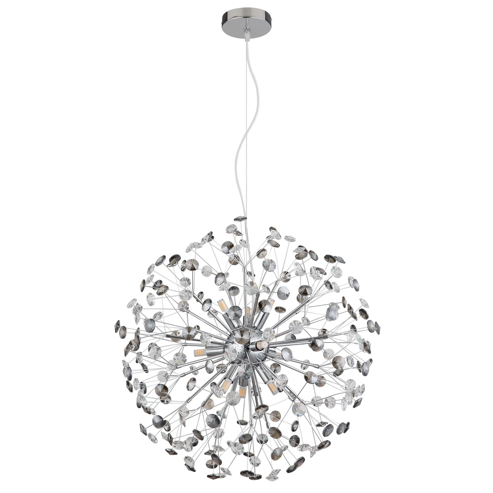 Pendant lamp Katrina chrome Ø 60cm Globo 9007371475346