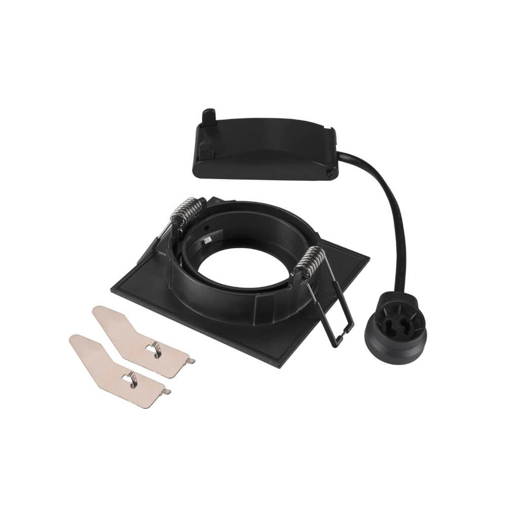 Recessed spotlight New Tria 68 square - black - GU10 SLV 4024163276177