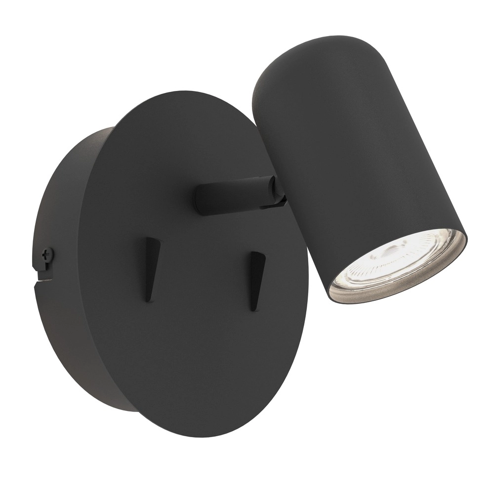 Surface-mounted spot Montemurro Single Black