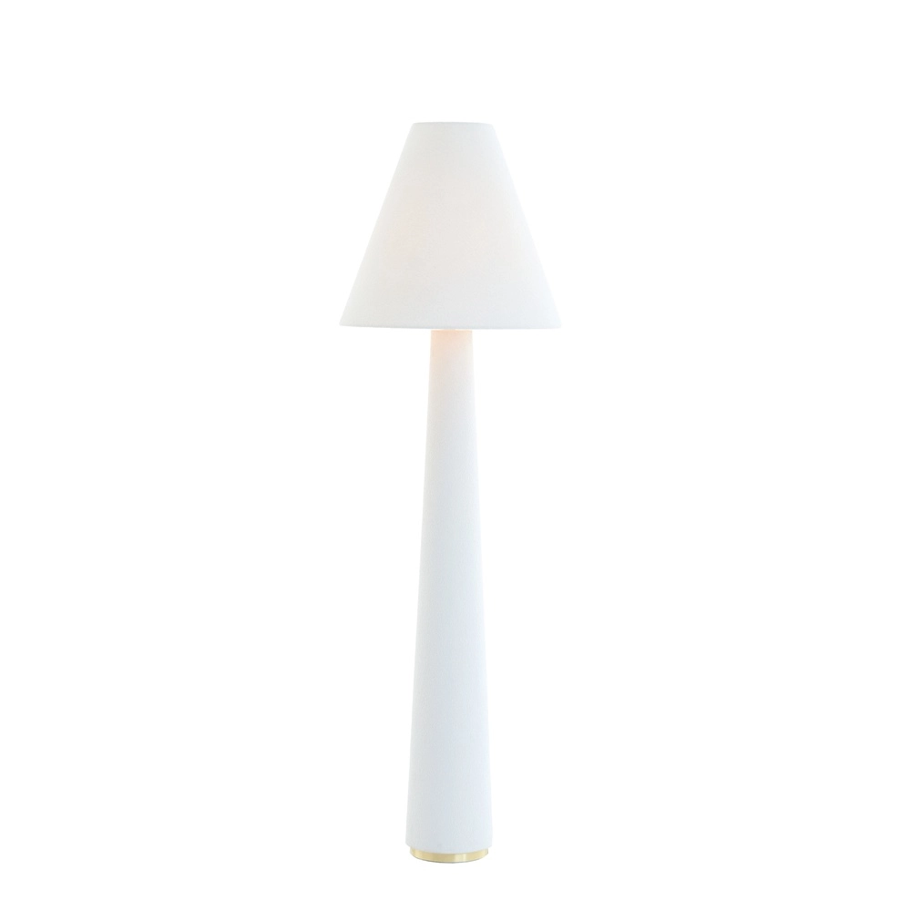 Floor lamp Devia Ø 50cm - bouclé - beige Light & Living 8717807759513