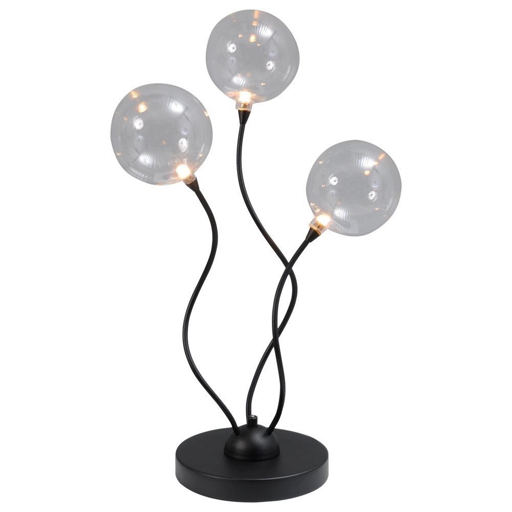 LED table lamp Gio 3-light black