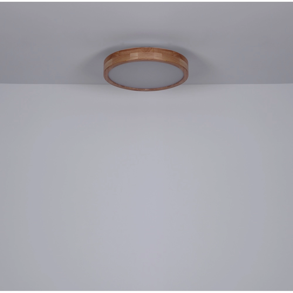 Wooden ceiling light Rainer Scandinavian Ø 40cm Globo 9007371395279