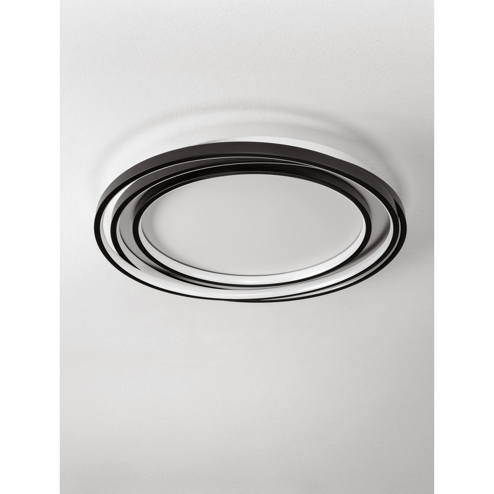 Round ceiling lamp Arbor black Ø 54cm Lyora 5212017454935