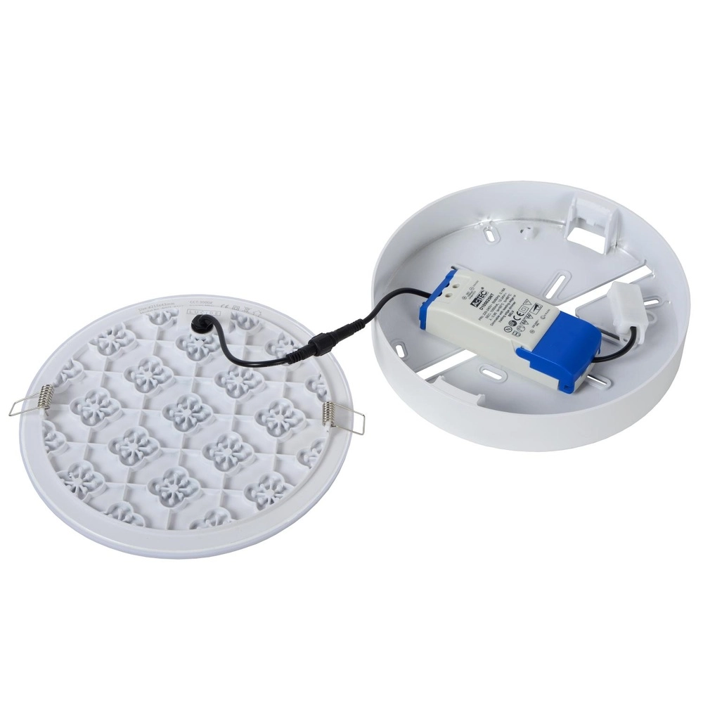 Ceiling light Ceres-Led IP44 white Ø 21.5cm Lucide 5411212281135