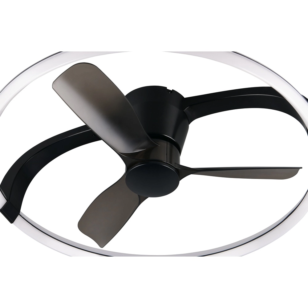 Smarthome fan Stockholm black Ø 73,5 Tuya Trio 4017807693133