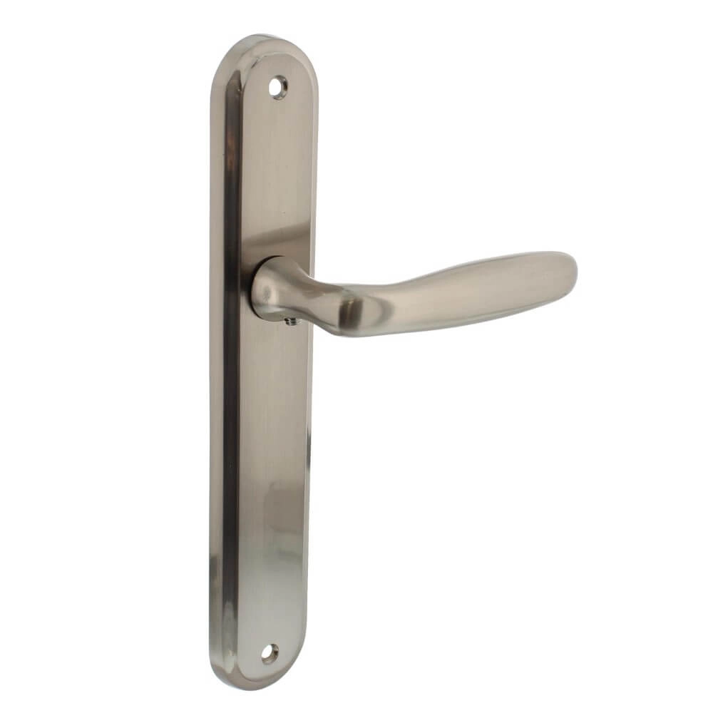 Retro door handle Bjorn nickel matt