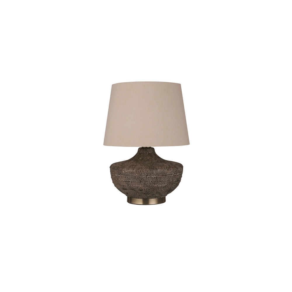 Table lamp Avaya ceramic with linen shade