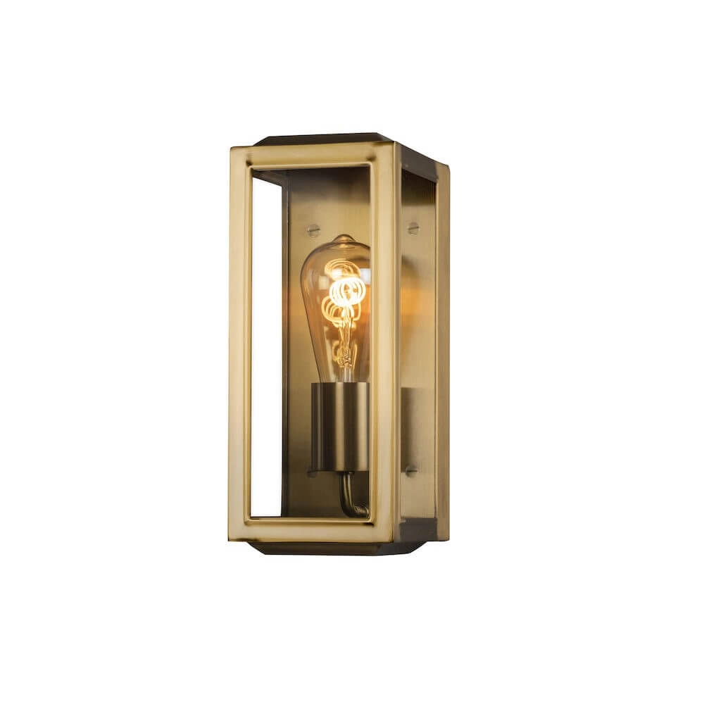 Golden outdoor lamp Carpi