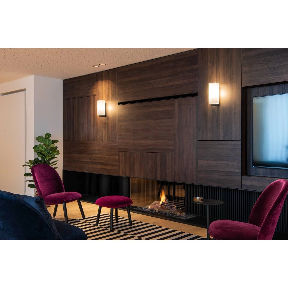 Wall lamp Quadrass 28cm black SLV 4024163235877