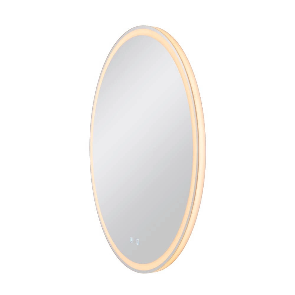 Mirror wall lamp Trukko Chrome - Ø 80cm