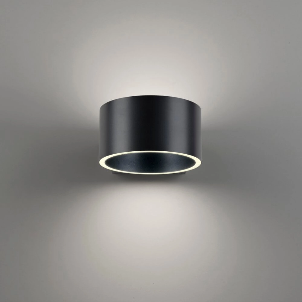 Wall lamp Pure Clipse gray 19.7cm Paul Neuhaus 4012248384077