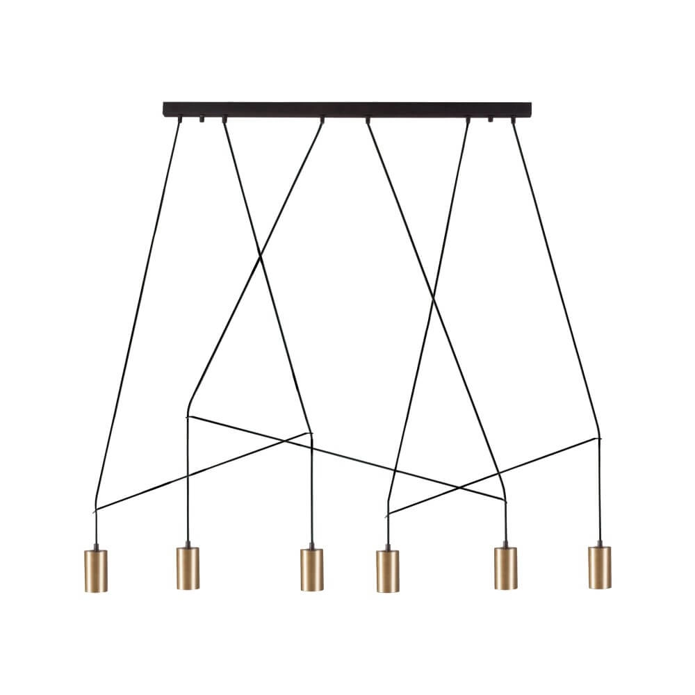Black gold hanging lamp Imbria