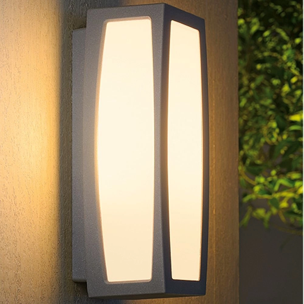 Outdoor lamp Meridian Box silver grey SLV 4024163123884
