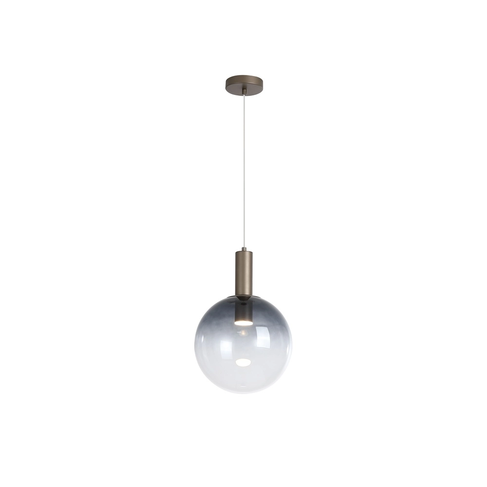 Design pendant lamp Ombre smoke glass