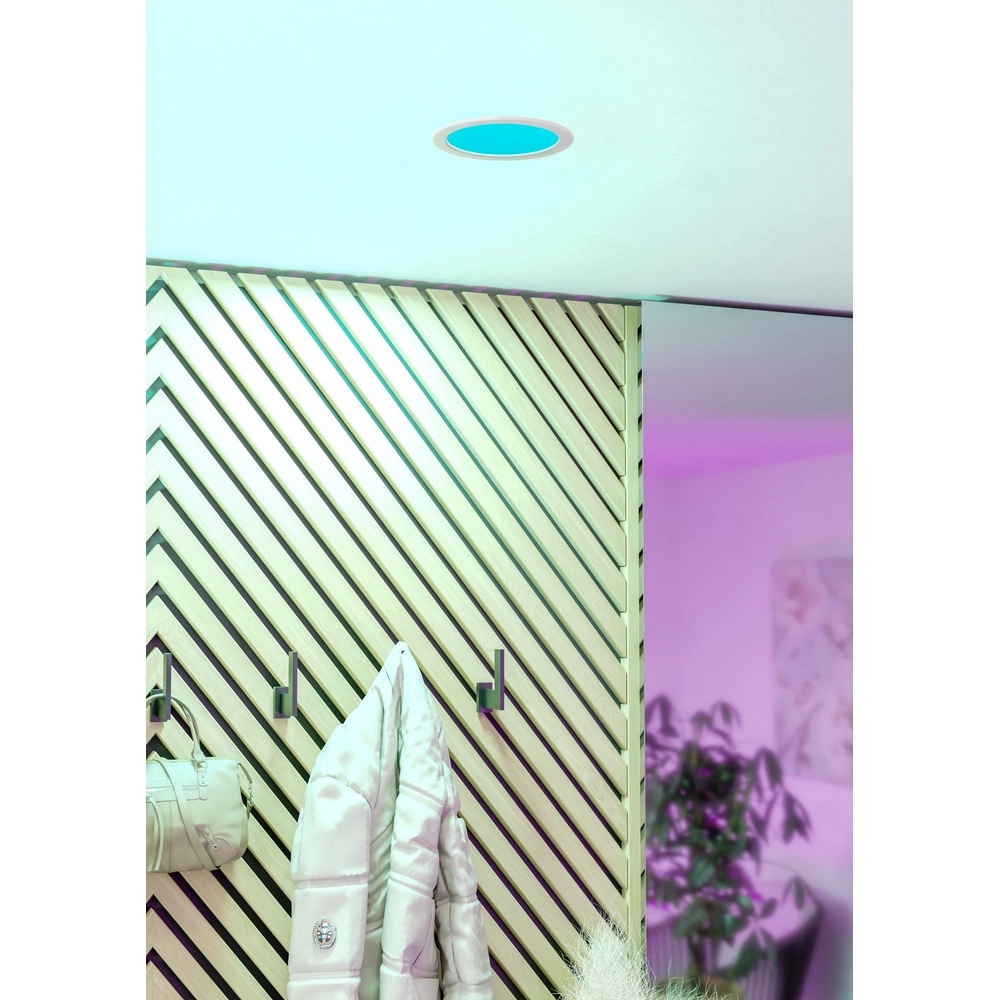 IP44 recessed lamp Fueva 6-Z Zigbee - white - Ø 16.8cm Eglo 9008606331017