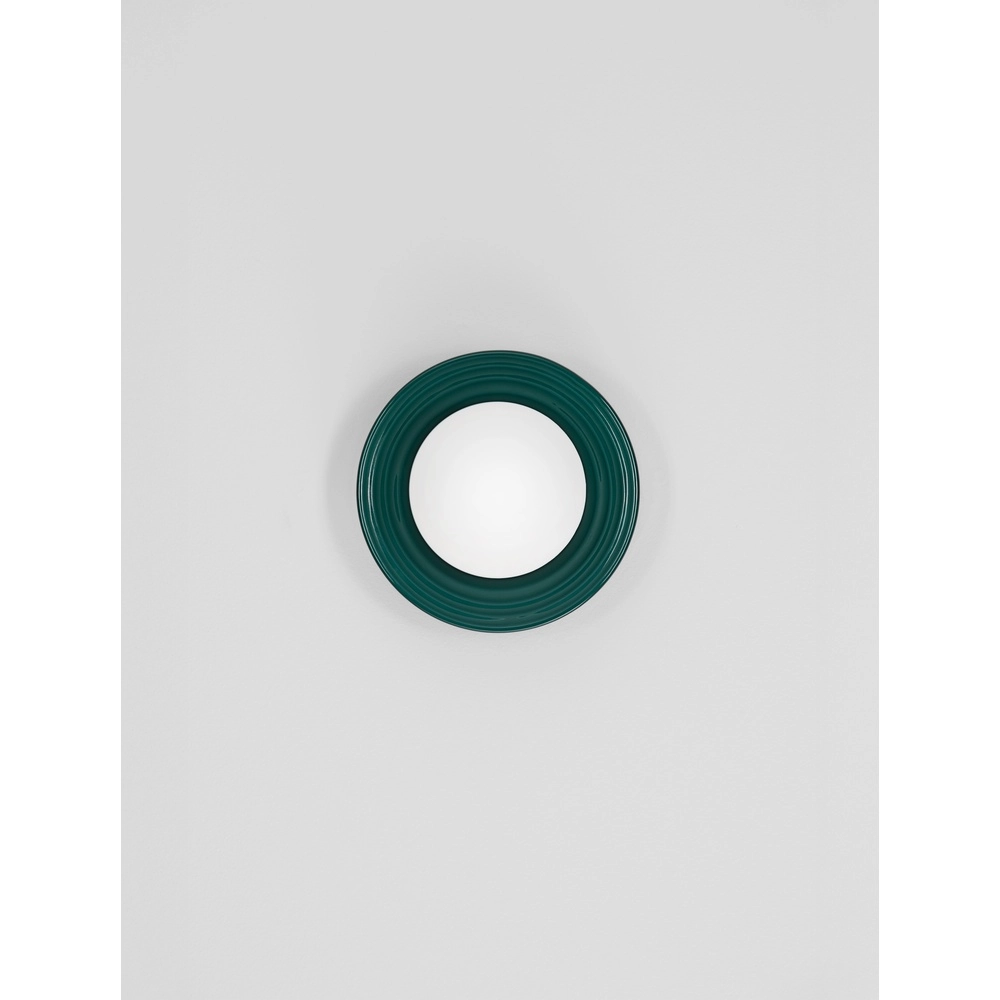 Wall lamp Orbique green Ø 16cm Lyora 5212017483928
