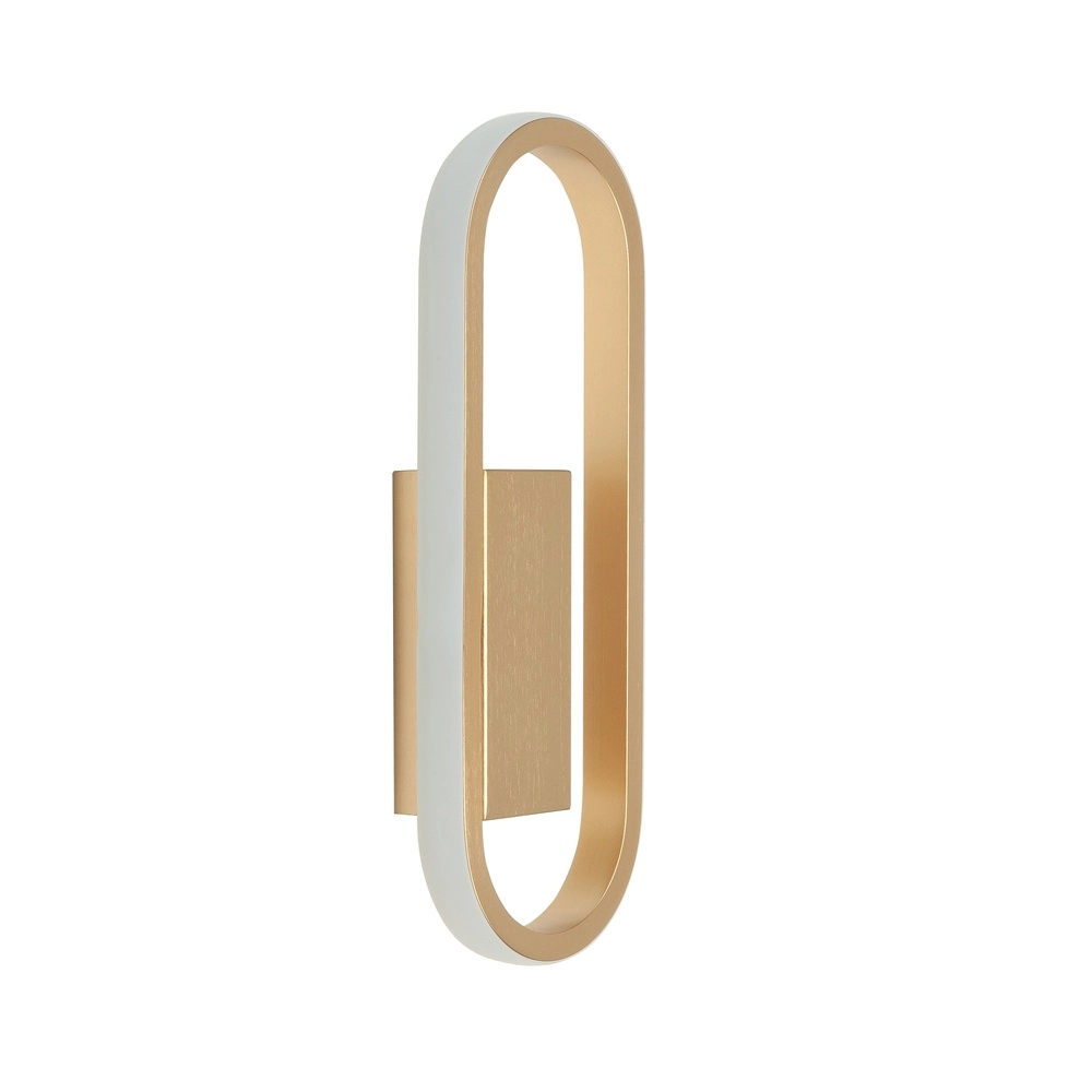 Design wall lamp Anello brass 30cm