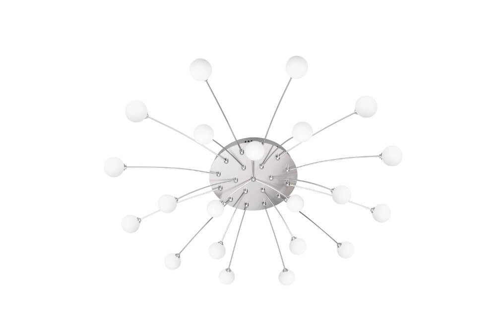 Designer ceiling lamp Bullet nickel Trio 4017807539226