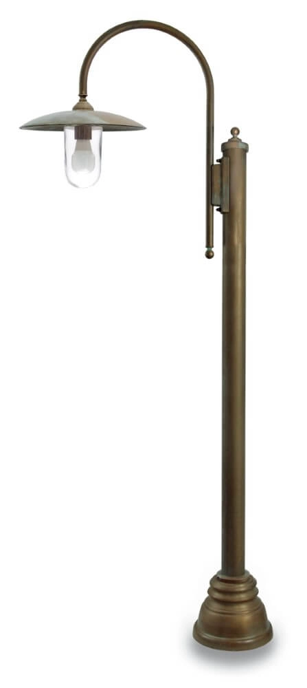 Floor lamp Transimeno S - aged brass