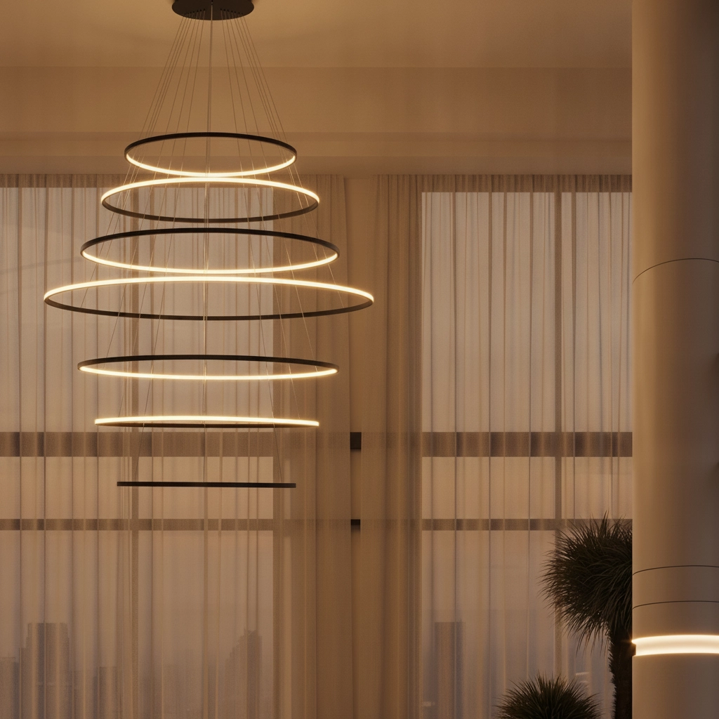 Design pendant lamp Maelo black Ø 150cm