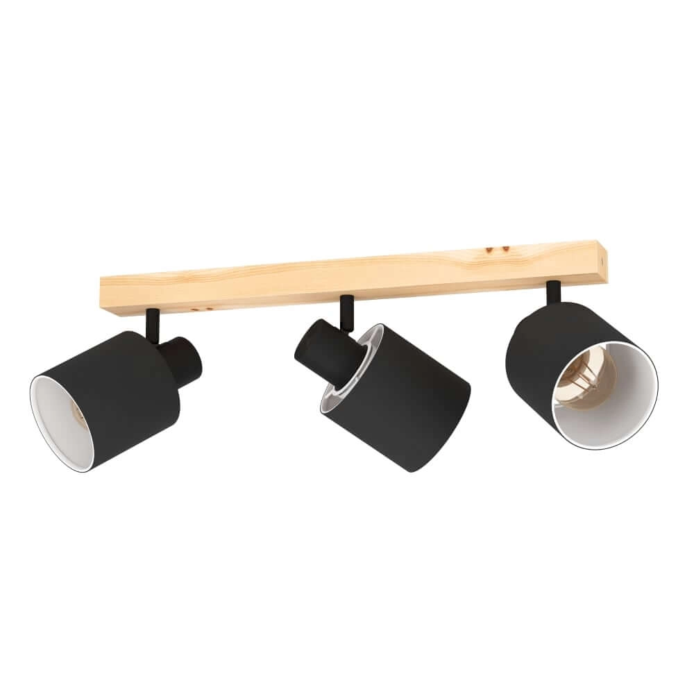 Wooden ceiling lamp Batallas